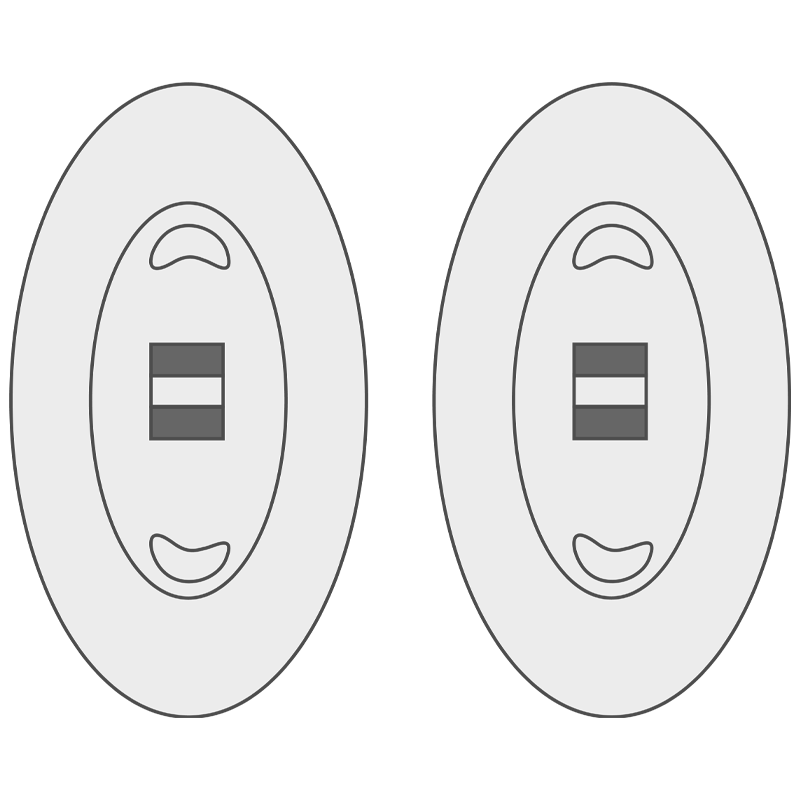 Nosepad Push-in Oval